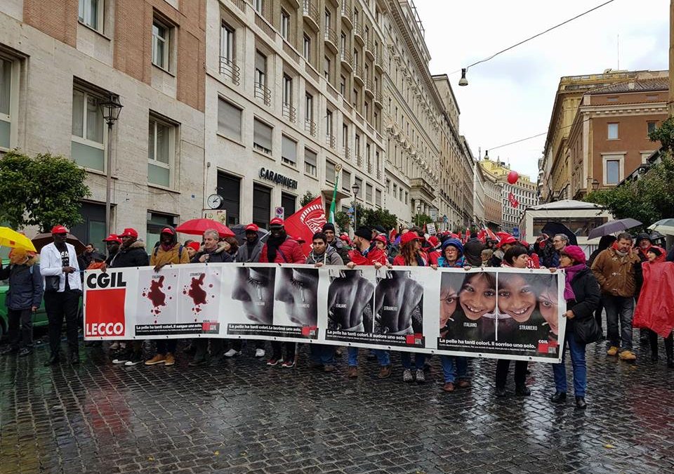 “Mai più fascismi”, presente a Roma la delegazione lecchese