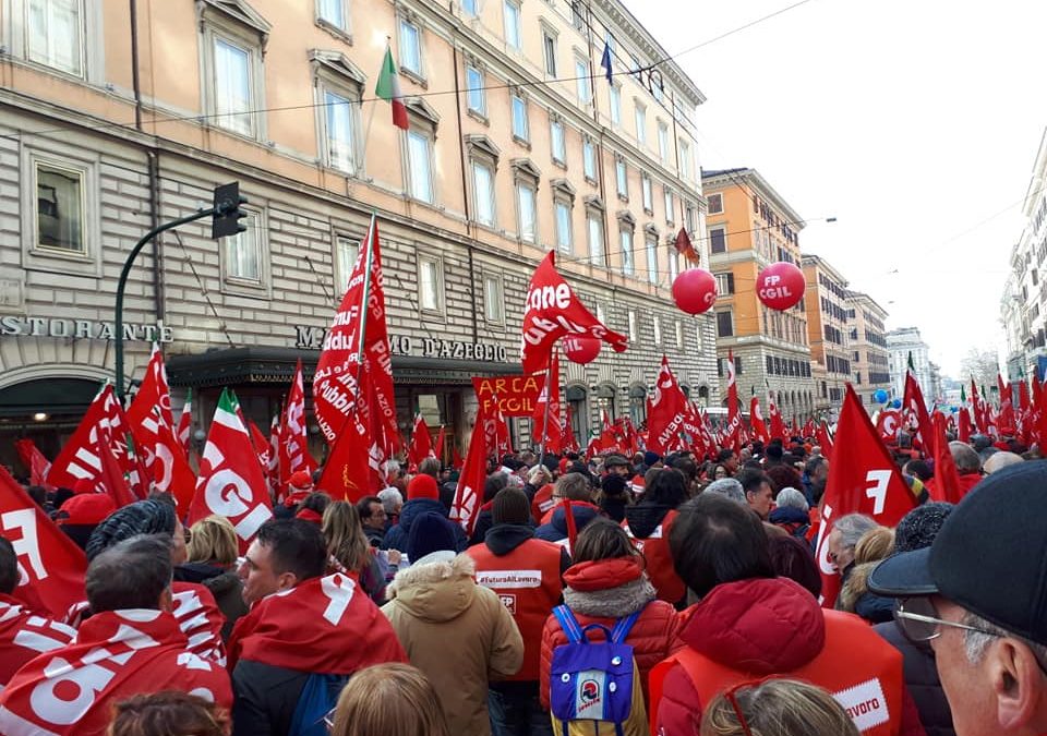 #FuturoalLavoro, la carica dei lecchesi a Roma. “Momento importante per il sindacato”