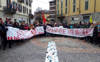 “L’Italia che resiste” anche a Lecco. Il presidio del Comitato Noi tutti migranti