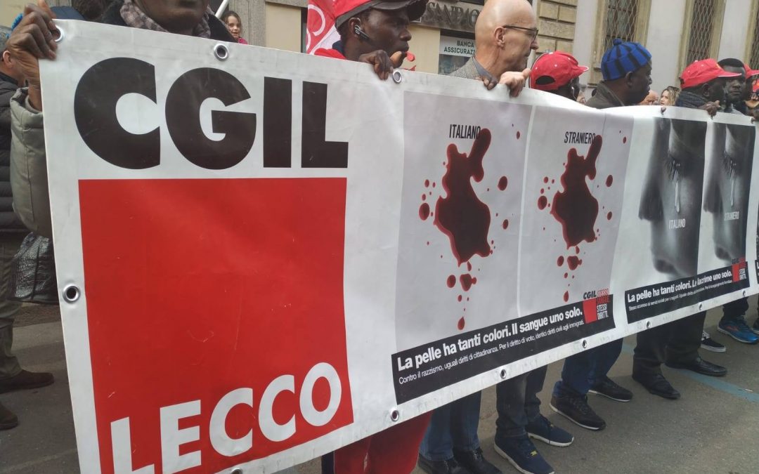 Anche la Cgil Lecco alla manifestazione People di Milano