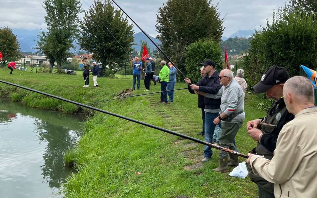 SPI, A DOLZAGO LA GARA DI PESCA CON I RAGAZZI DISABILI