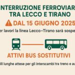 FILT, CHIUSURA TRATTA LECCO – TIRANO: DA TRENORD DISSERVIZIO ORGANIZZATO
