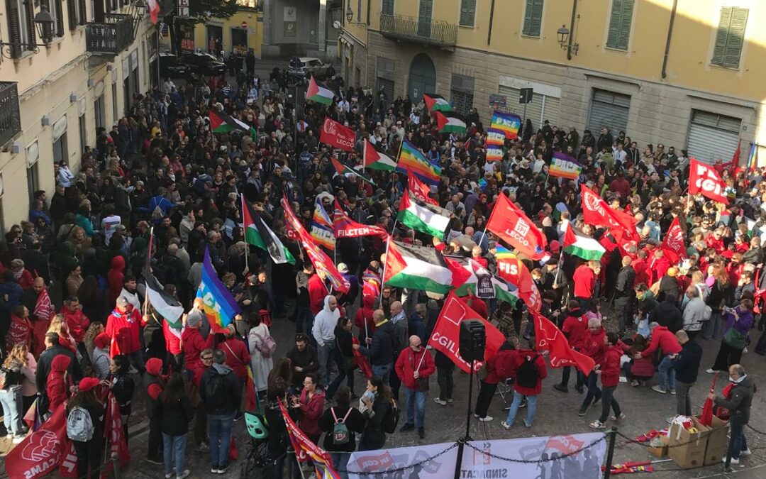 SCIOPERO GENERALE E PRESIDIO PER LA PALESTINA