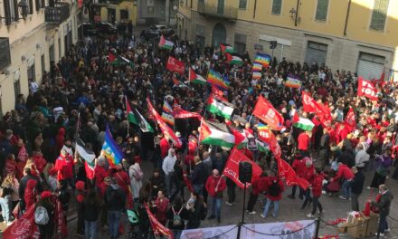 SCIOPERO GENERALE E PRESIDIO PER LA PALESTINA