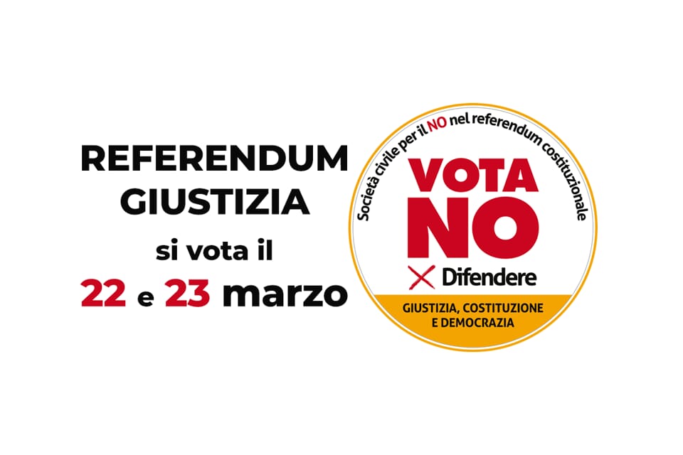 REFERENDUM SULLA GIUSTIZIA 2026: UNA SERATA PER SOSTENERE IL NO
